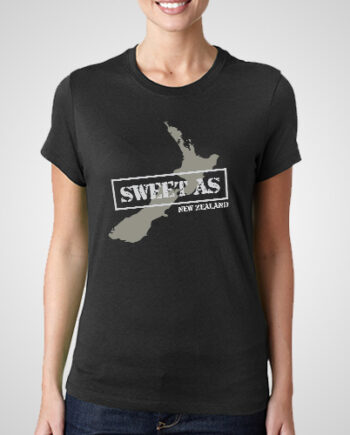 Sweet As New Zealand Map T-Shirt