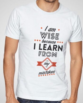 Wise Mistakes Printed T-Shirt