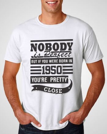 Nobody Perfect printed t-shirt