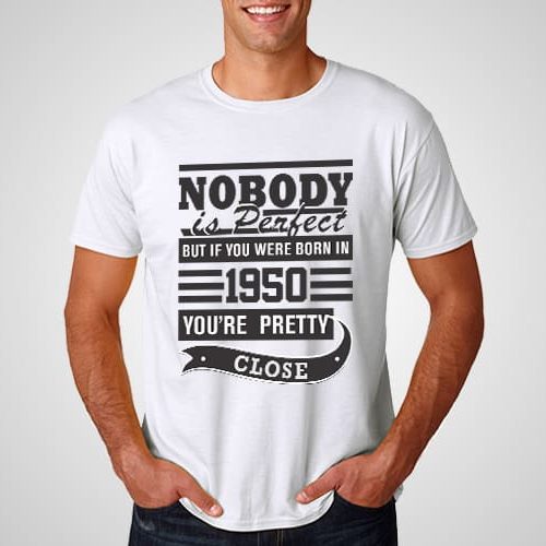 Nobody Perfect printed t-shirt
