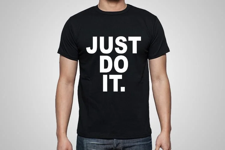 Just Do It Printed T-Shirt