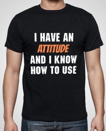 Attitude Printed T-Shirt
