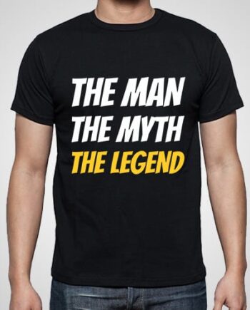 Man Myth Legend Printed T-Shirt