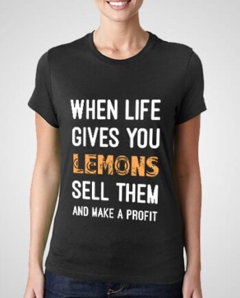Life Gives Lemons Printed T-Shirt