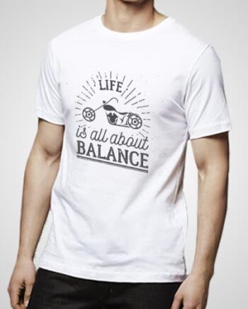 Life Balance Printed T-Shirt
