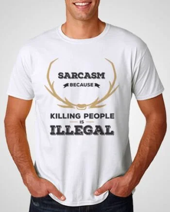 Killing people is Illegal Printed T-Shirt