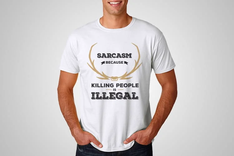 Killing people is Illegal Printed T-Shirt