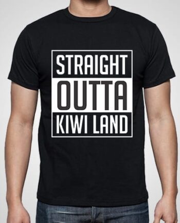 Straight Outta Kiwiland Printed T-Shirt
