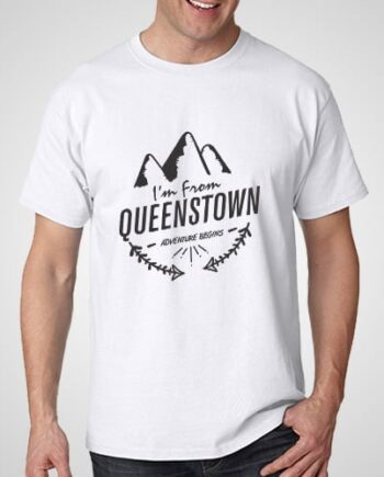 I'm From Queenstown Printed T-Shirt
