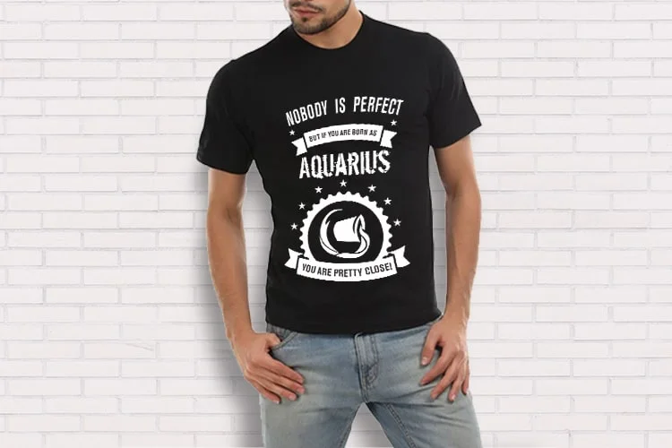 Aquarius Printed T-Shirt
