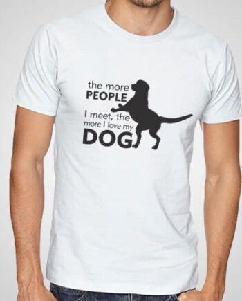 I Love My Dog Printed T-Shirt