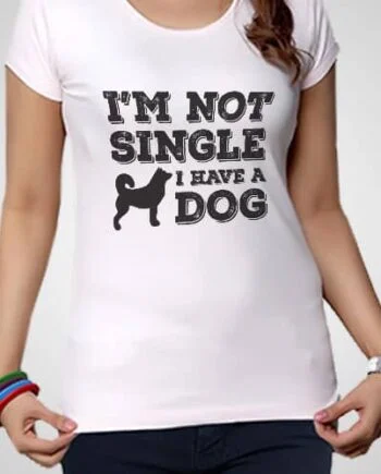 I Am Not Single Printed T-Shirt