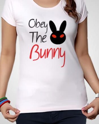Obey The Bunny Printed T-Shirt