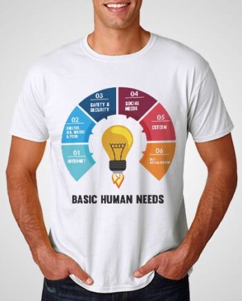 Human Needs Printed T-Shirt