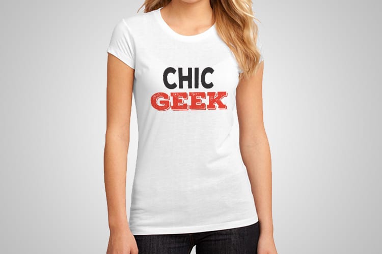Chic Geek Printed T-Shirt