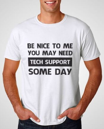 Tech Support Printed T-Shirt