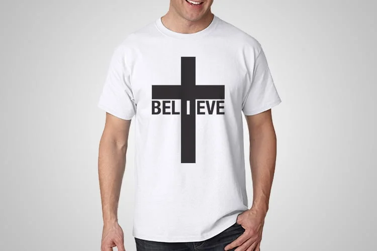 Believe Printed T-Shirt Cool Tees NZ