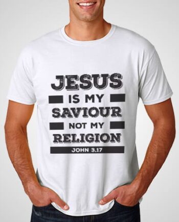 Jesus Saviour Religion Printed T-Shirt