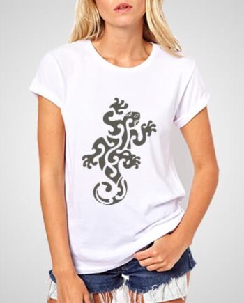 Gecko Maori Illustration