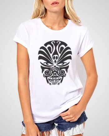 Tiki face Printed T-Shirt