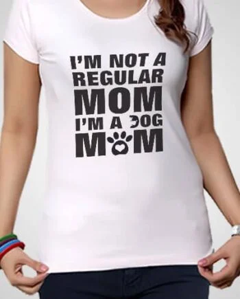 Dog Mom Printed T-Shirt