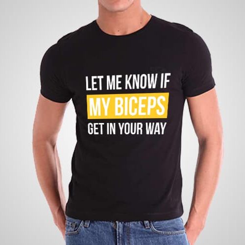 Let Me Know if My Biceps Get In The Way