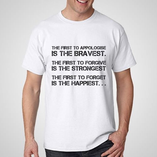 Bravest Strongest Happiest Printed T-Shirt
