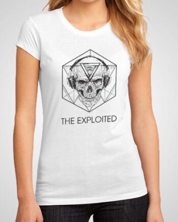 The Exploited Skull Printed T-Shirt