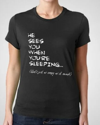 As Creepy As It Sounds Printed T-Shirt