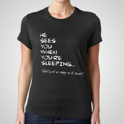 As Creepy As It Sounds Printed T-Shirt