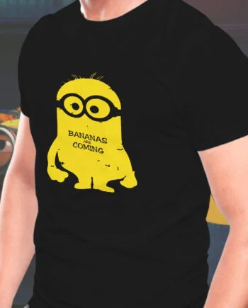 Bananas Are Coming Printed T-Shirt