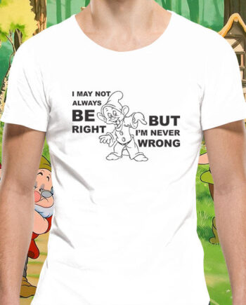 Never Wrong Printed T-Shirt