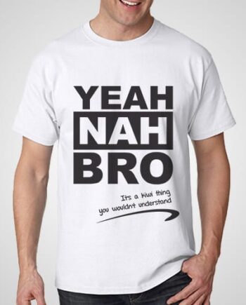 Yeah Nah Bro Printed T-Shirt