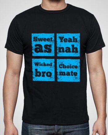 This Kiwiana NZ t-shirt is great to show kiwi slang to non kiwis.
