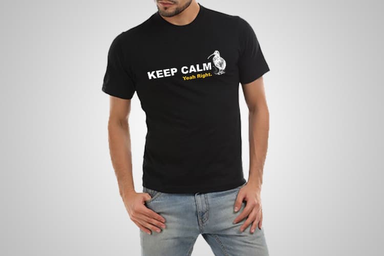 Yeah Right Printed T-Shirt