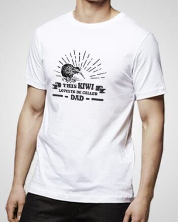 Kiwi Dad Kiwi Mom Printed T-Shirt