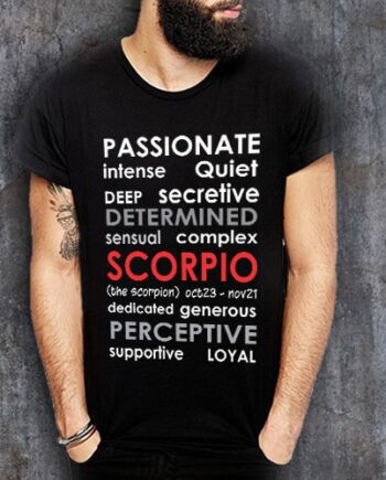 Scorpio Positive Negative Printed T-Shirt