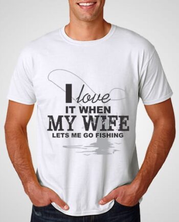 Go Fishing Printed T-Shirt