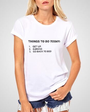 Things To Do Printed T-Shirt