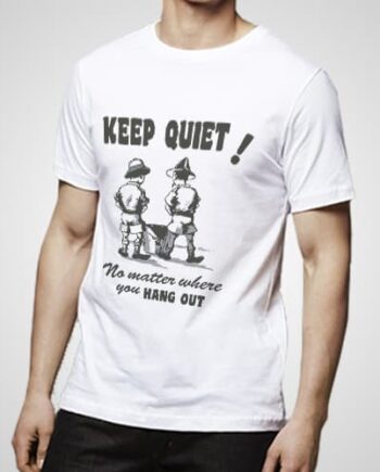 Keep Quiet Printed T-Shirt