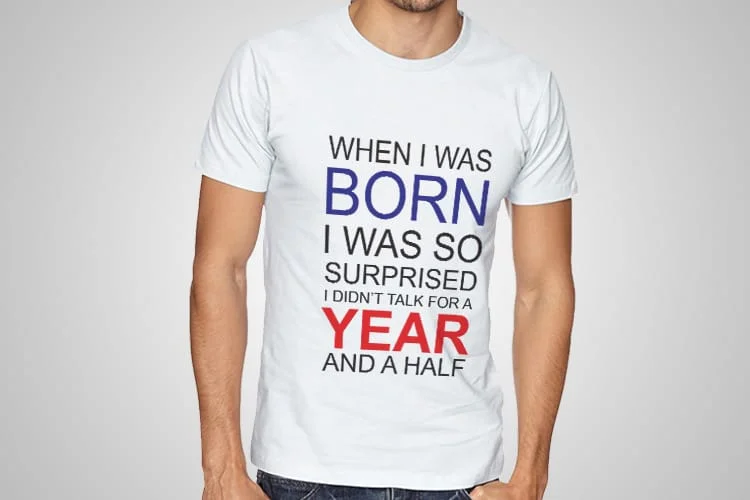 Surprised Printed T-Shirt
