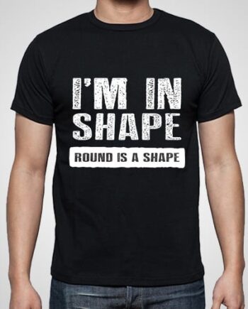 Round Shape Printed T-Shirt