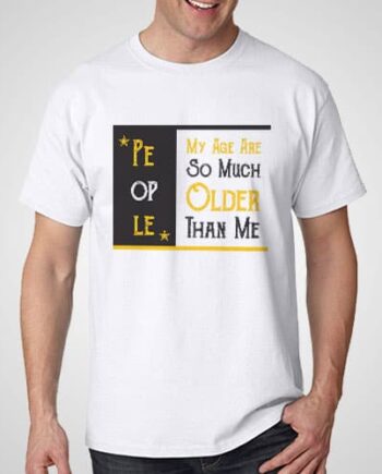 Older People Printed T-Shirt