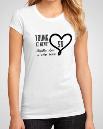 Young At Heart Printed T-Shirt