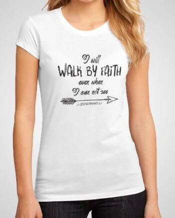Faith Walk Printed T-Shirt