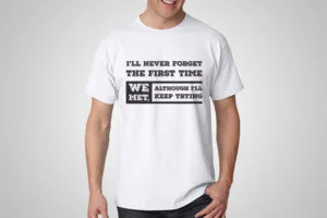 Never Forget Printed T-Shirt