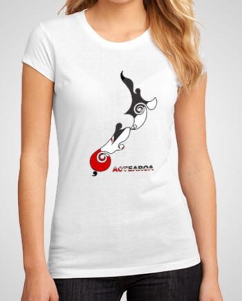 Maori Map Printed T-Shirt