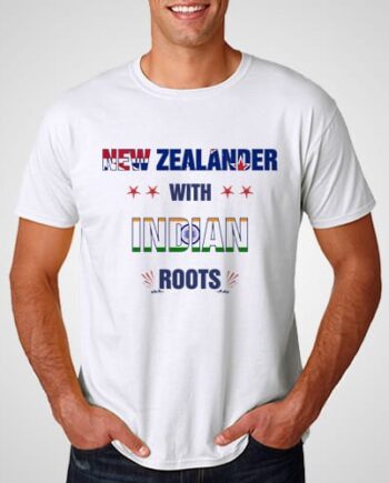 New Zealander With Indian Roots Printed T-Shirt