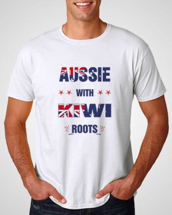 Aussie With Kiwi Roots Printed T-Shirt