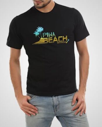 Piha Beach Printed T-Shirt